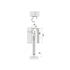 Okucie budowlane Novum 2.5mb x1 drzwi (1skrz. 75kg)